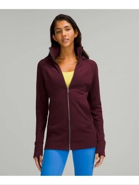 Lululemon Cassis Red / Purple Radiant Hooded Full Zip Jacket / Sweatshirt 6